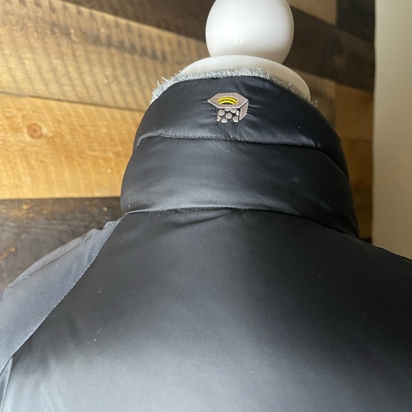 Mountain Hardware Flawed Puffer Down Black Jacket Coat, Size Large - Picture 4 of 8